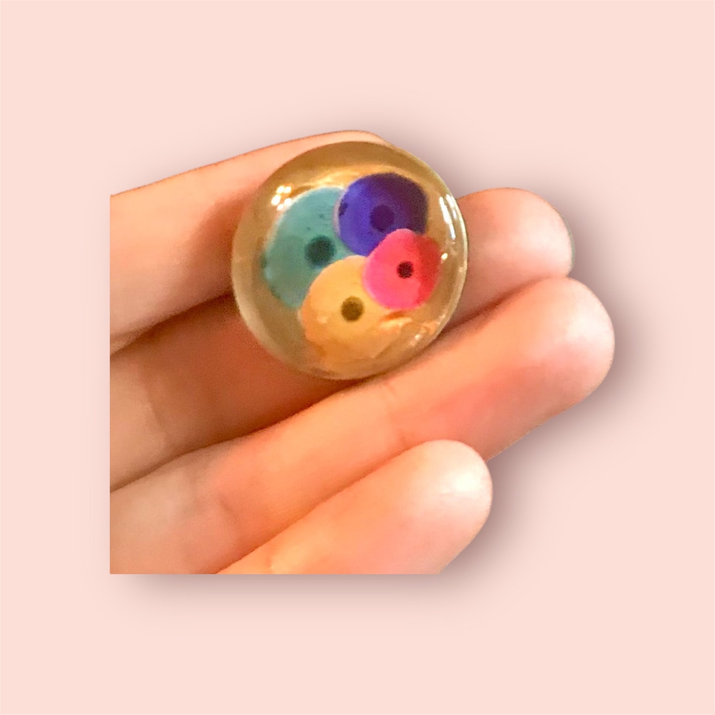 Fridge Magnets - Round magnets of squamous cells