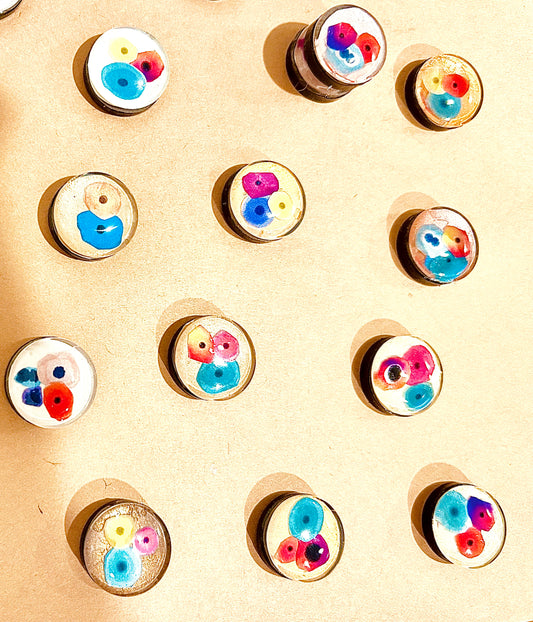 Magnets cells - Round magnets of cells from the human cervix