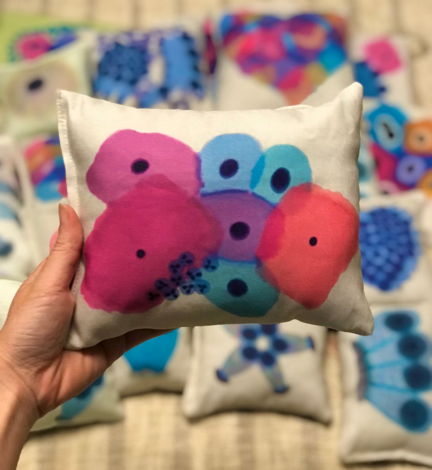 Benign Colorful Squamous cells Plushy