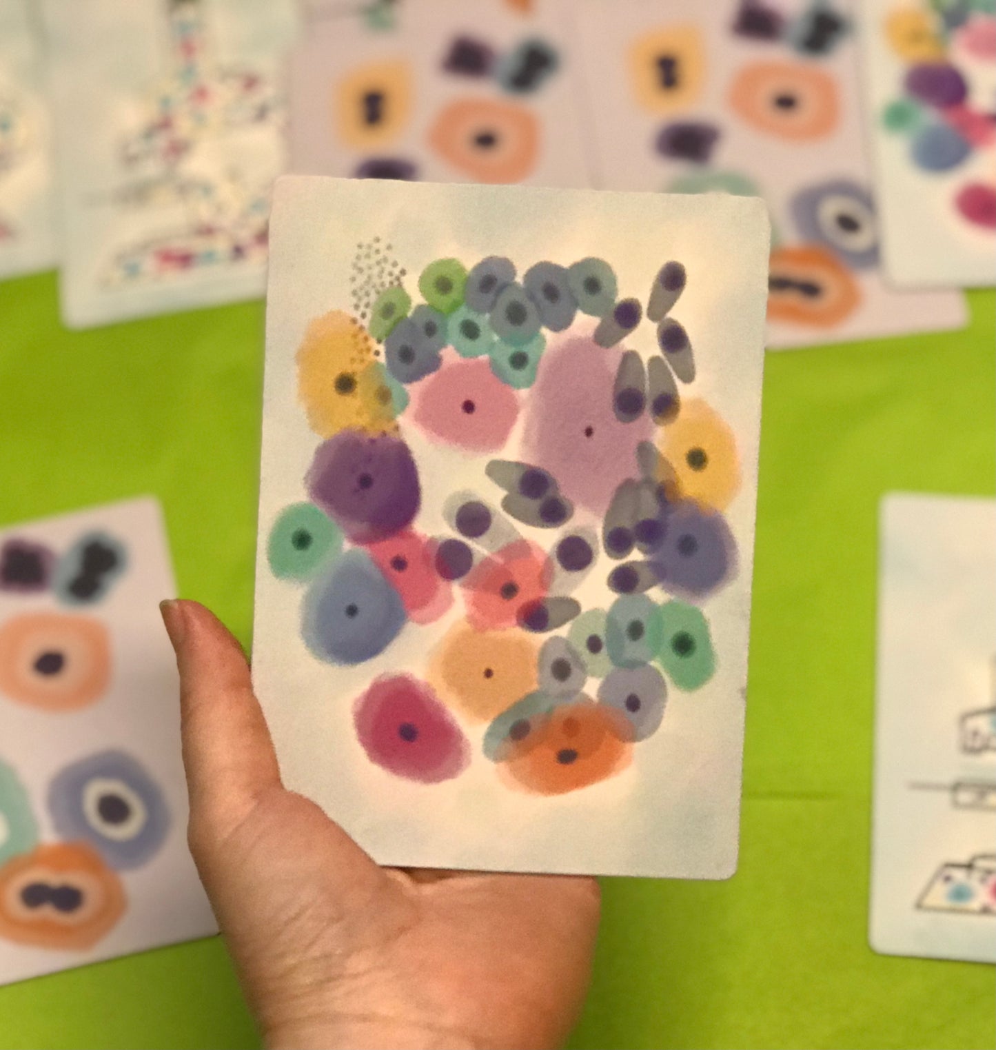 Fridge or Car Magnets - of cells from the cervix