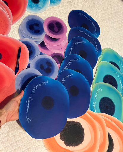 Giant stickers - 10 Large cells wall decoration - wallpaper ~ craft art lab week decorations etc.