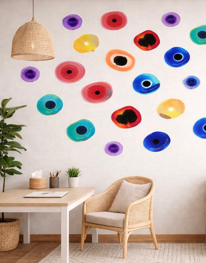 Giant stickers - 10 Large cells wall decoration - wallpaper ~ craft art lab week decorations etc.