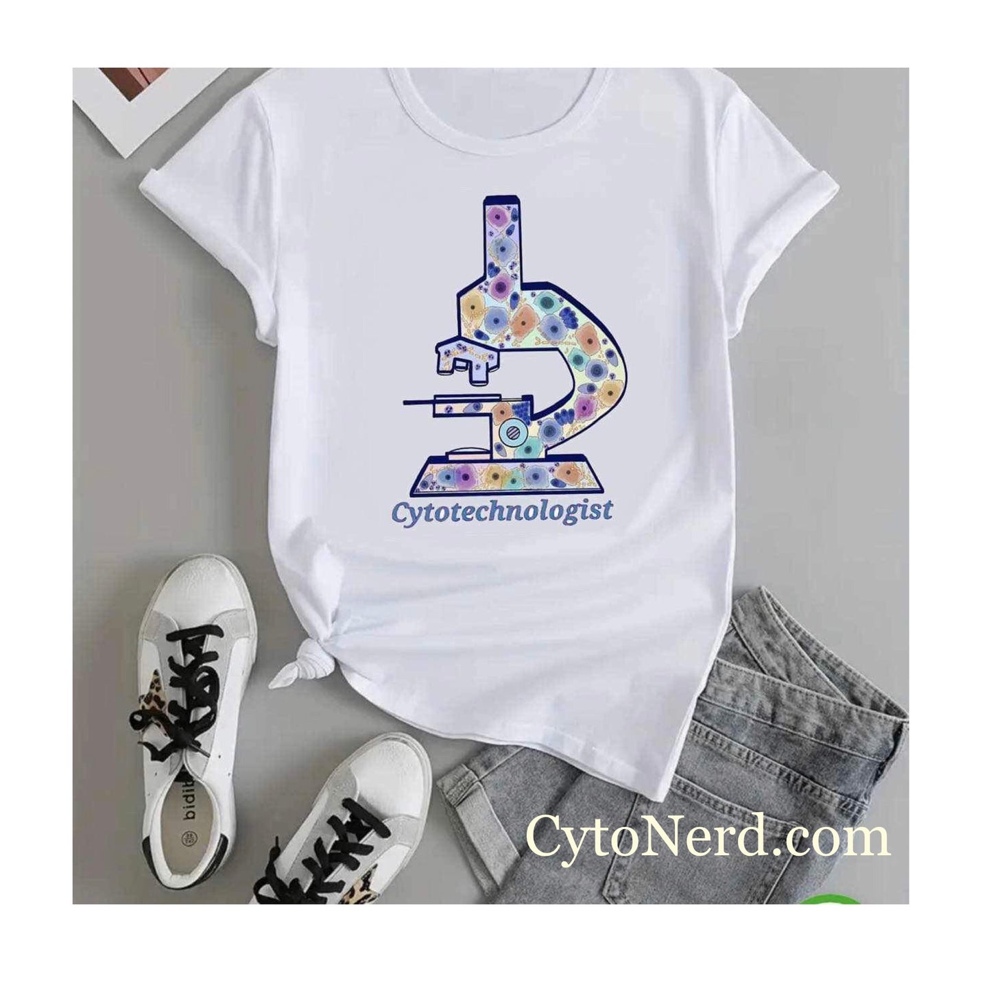 Cytotechnologist Cells microscope 🔬 T-Shirt