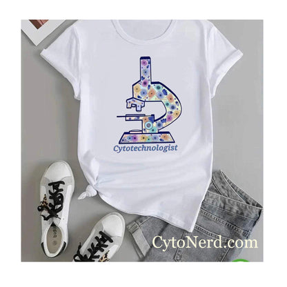 Cytotechnologist Cells microscope 🔬 T-Shirt