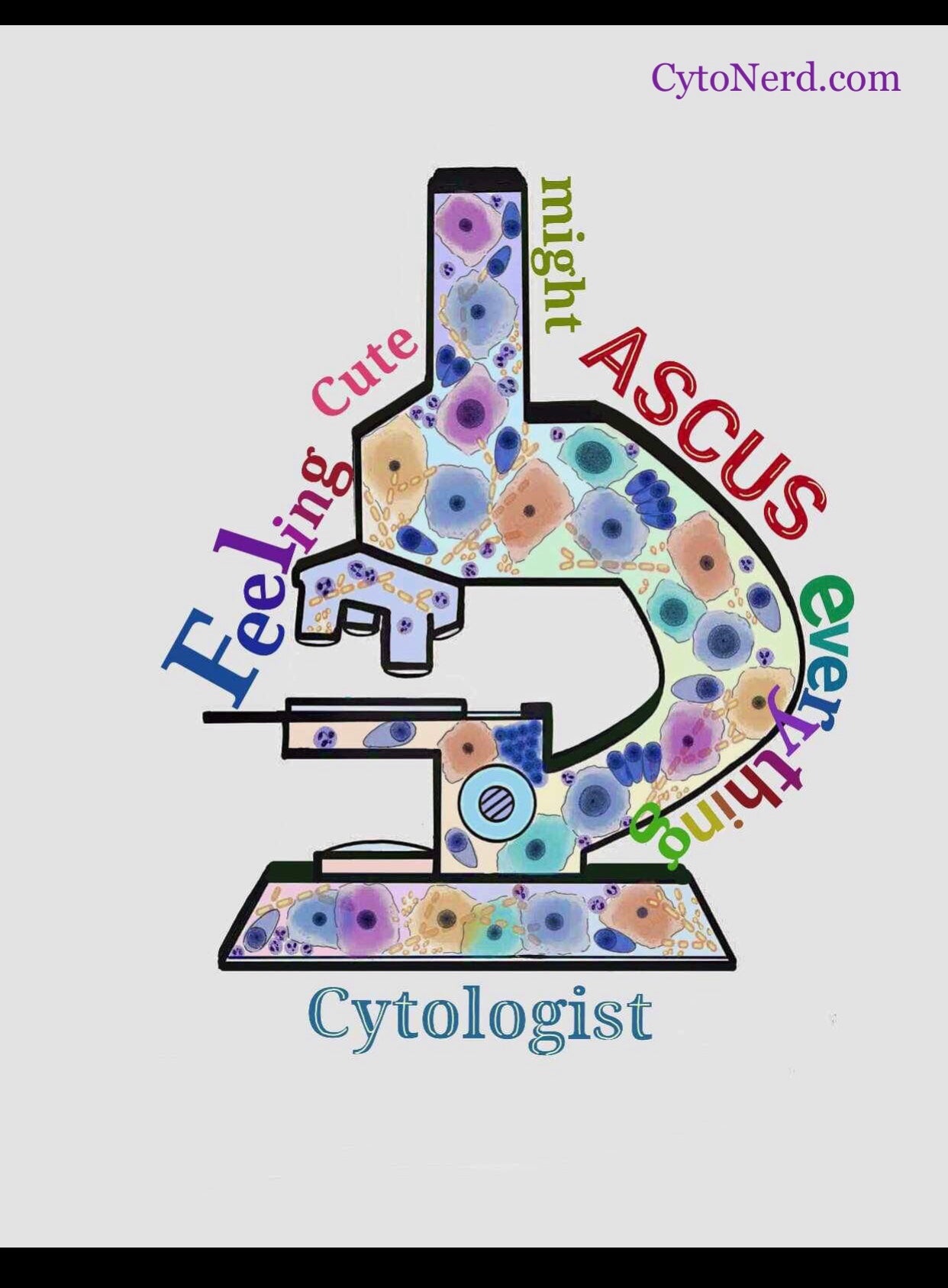 ASCUS microscope, Feeling cute might ASCUS everything T-Shirts