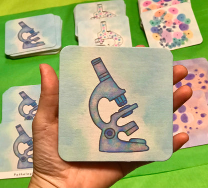 Coasters - Pathologist, Cytologist, and cells coaster set