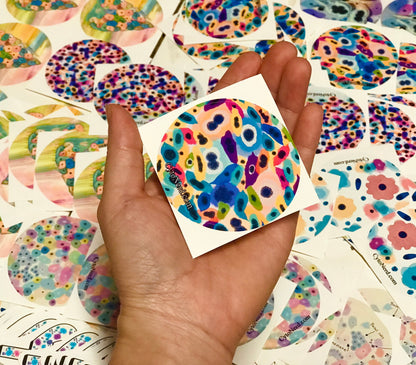 Dysplasia Stickers of colorful cells - Low grade & High grade dysplasia