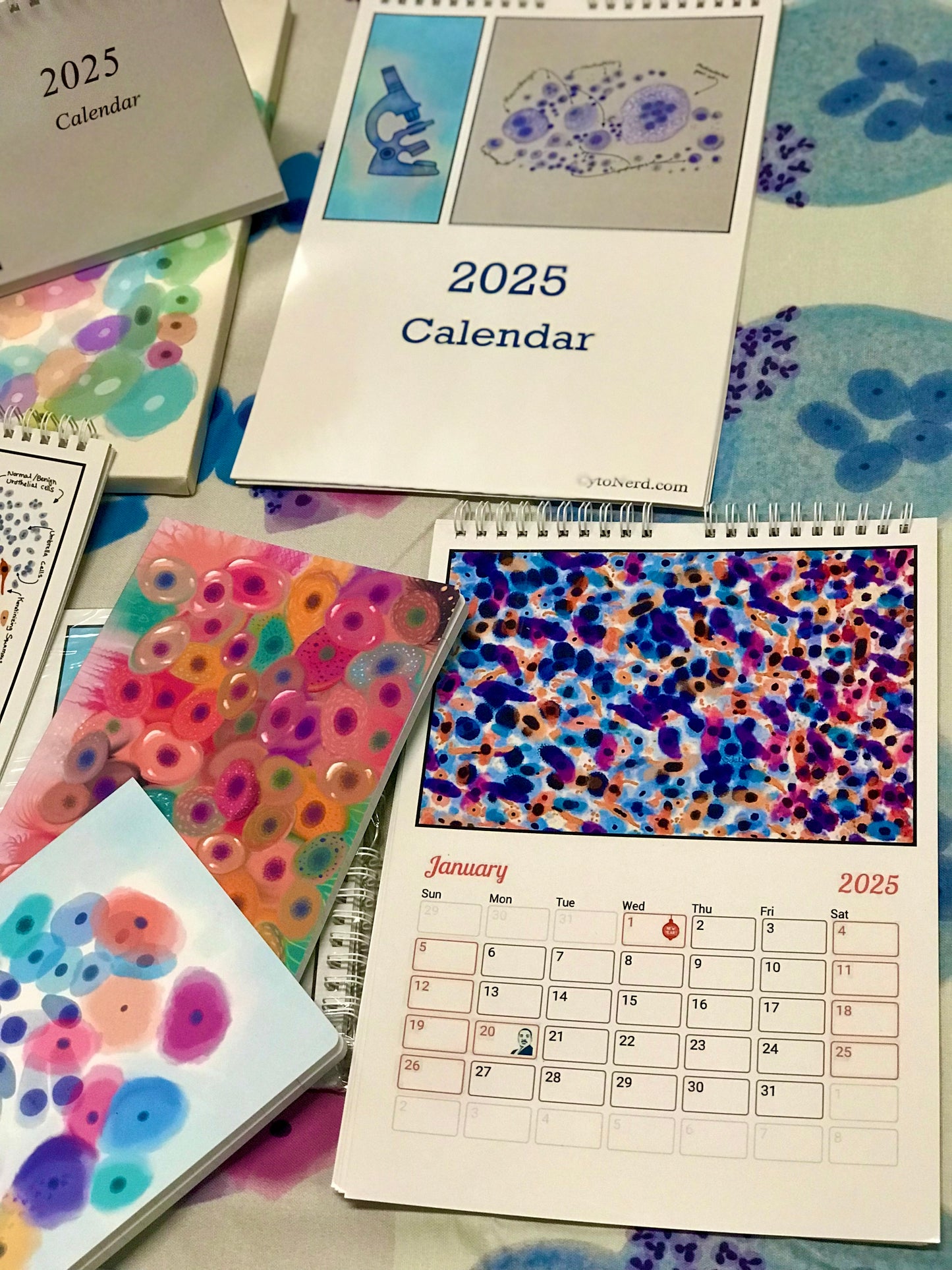 2025 Calendar - Cytology art prints