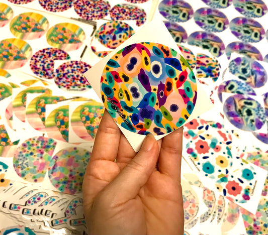 Dysplasia Stickers of colorful cells - Low grade & High grade dysplasia