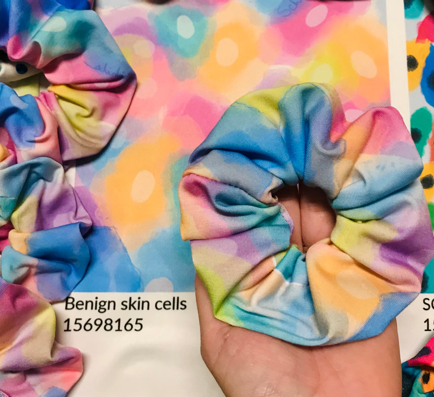 Cells - hair scrunchies of benign skin cells