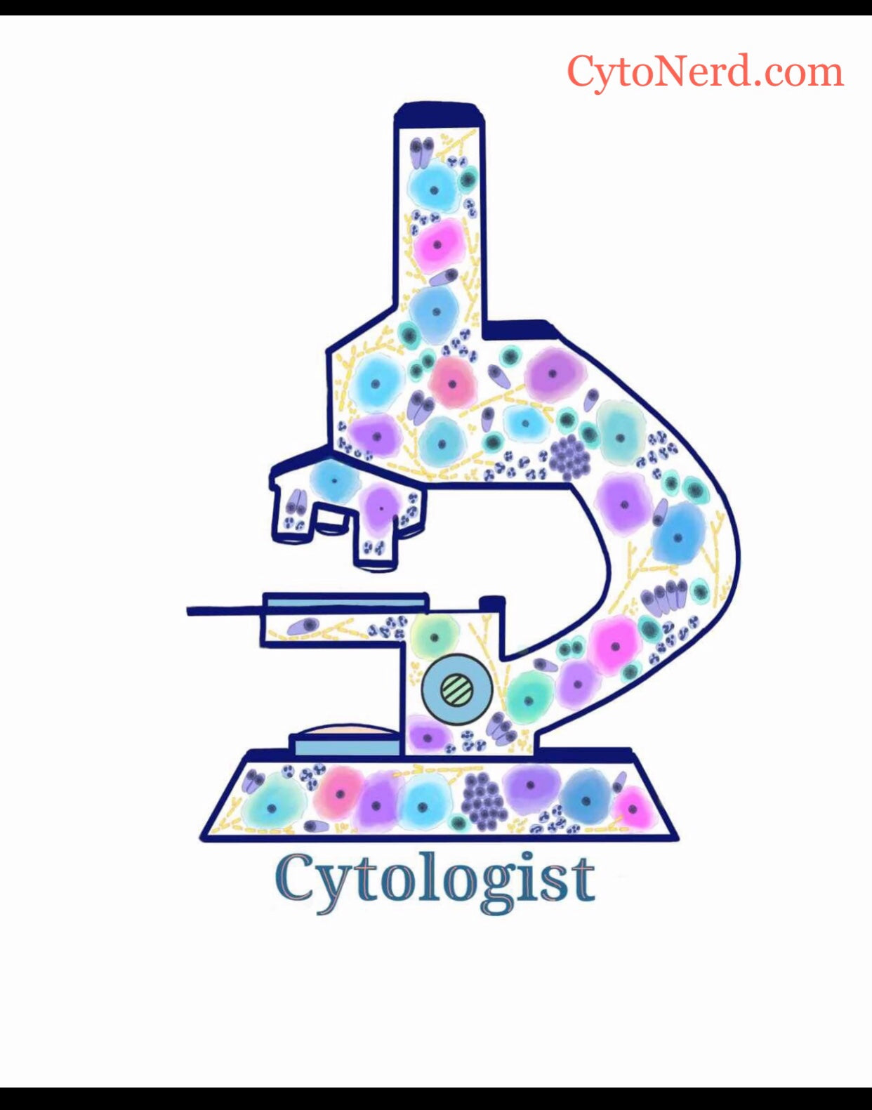 Cytologist microscope 🔬 T-Shirts Cytology and Pathology.  Cytologist Shirt