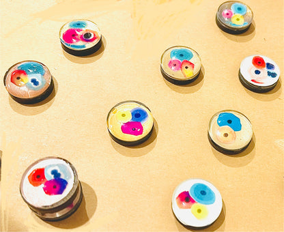 Magnets cells - Round magnets of cells from the human cervix