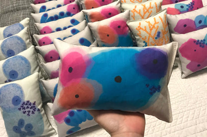 Colorful benign Squamous cells Plushy