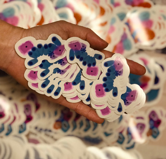 Smaller sticker, Benign Endocervical EC and Squamous cells Stickers