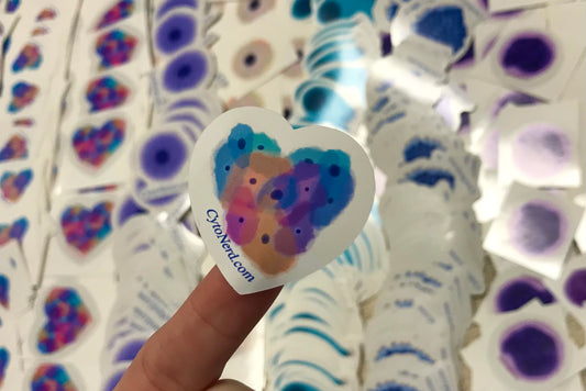 Heart Benign Squamous cells Stickers