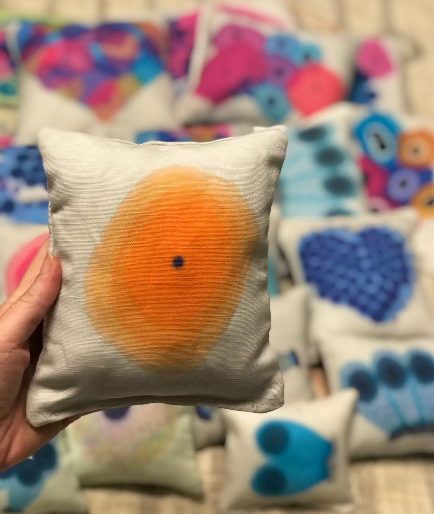 Benign Orange Squamous cells Plushy