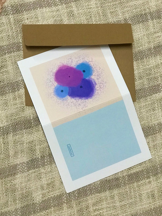 Squamous cells cytology greeting cards