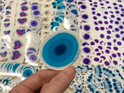 Blue Benign Squamous cells Stickers