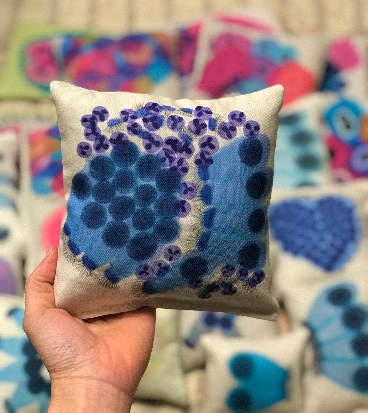 Benign Blue Bronchial cells Plushy