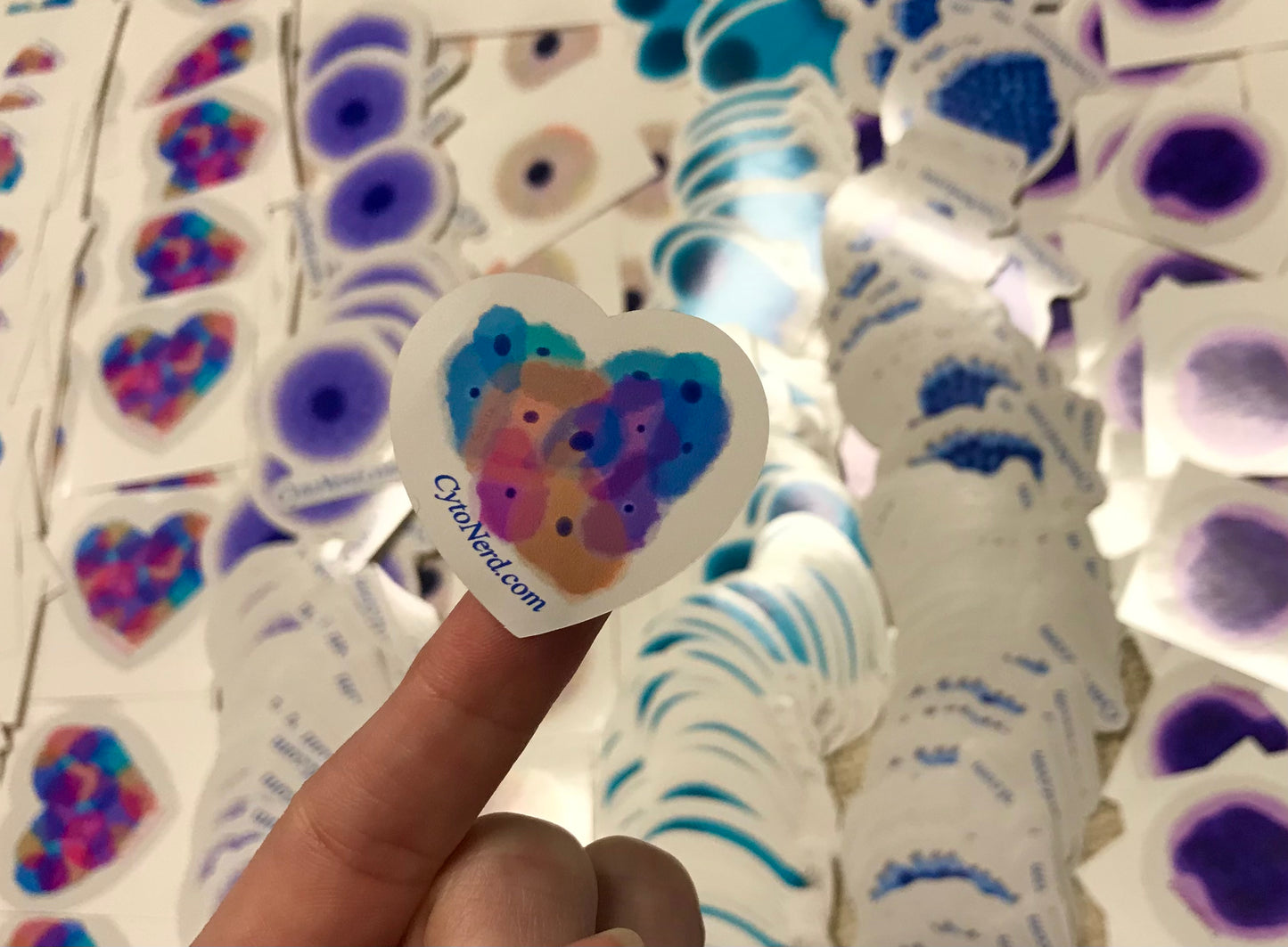 Heart Benign Squamous cells Stickers