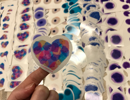 Heart Benign Squamous cells Stickers