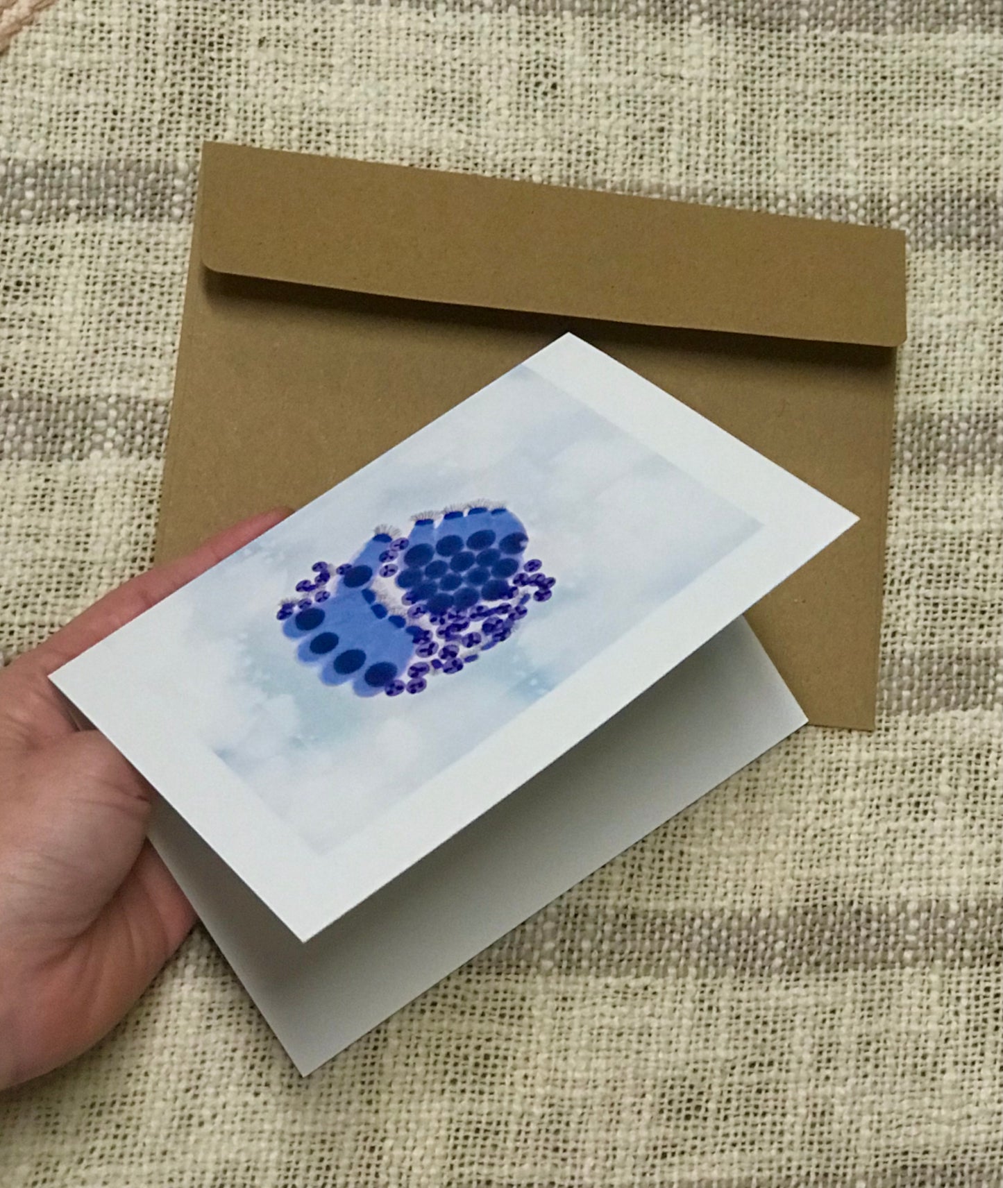 Cilated Respiratory cells greeting cards