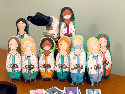 Personalized Doll ~ Laboratory or Health care doll