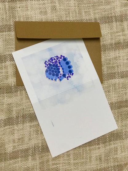 Cilated Respiratory cells greeting cards